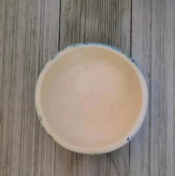 Ginger Jar Handcrafted Signed Medium Blue Colorful Splash Jar - Picture 6 of 8